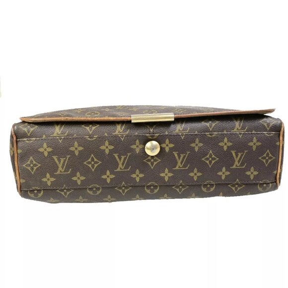 LOUIS VUITTON Abbesses Messenger Shoulder Bag Monogram Leather Brown France M452 - Picture 12 of 15